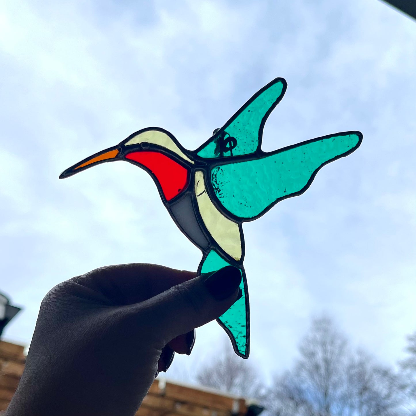Wholesale Stained Glass Hummingbird Pack of 3